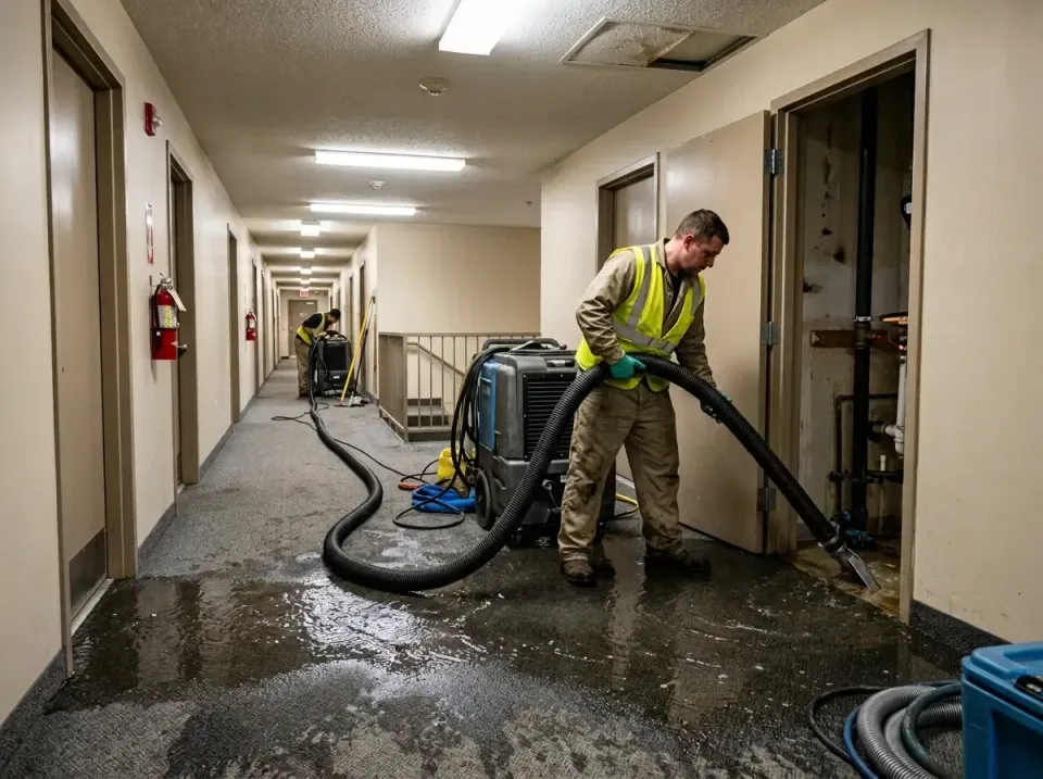 multi-unit-apartment-hallway-f-005 — frequently asked questions, Emergency Burst Pipe Water Extraction & Removal in Karns, TN